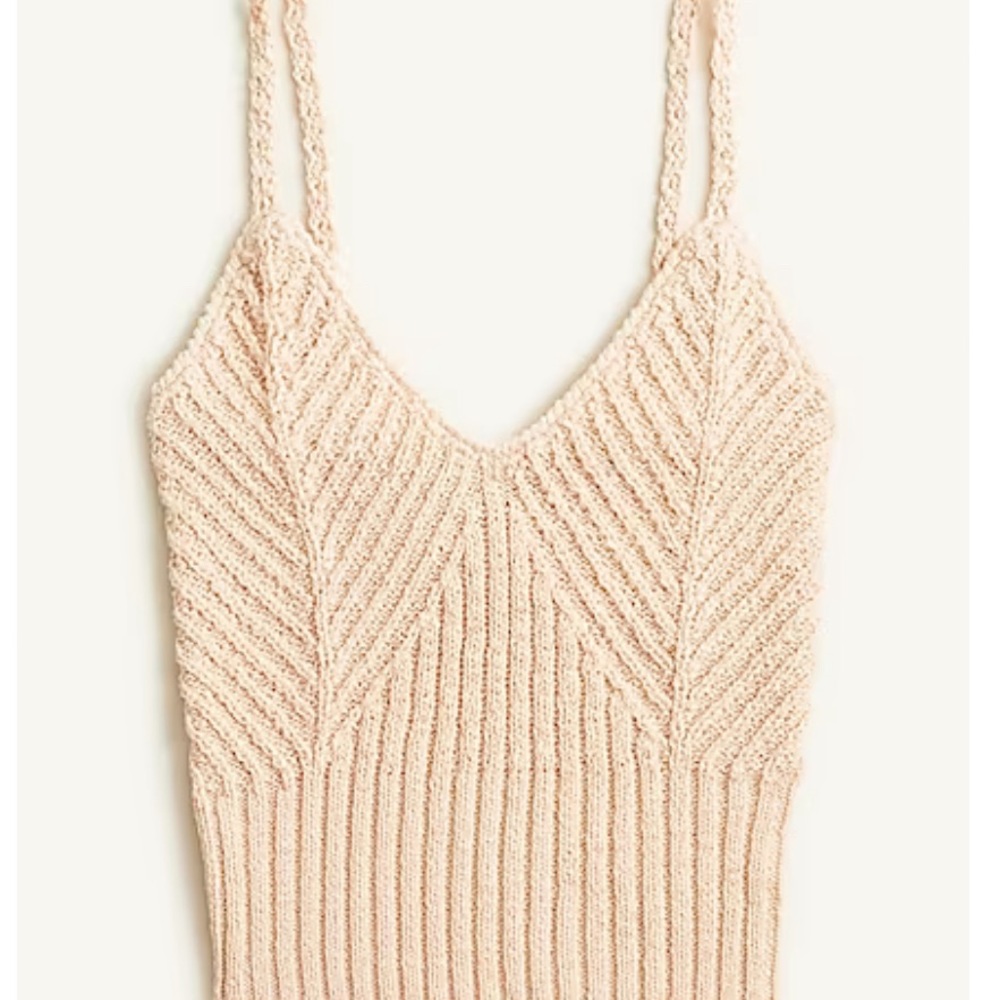 J.Crew Cropped V-neck sweater-tank XS